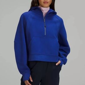 Lululemon scuba oversized funnel-neck half zip
